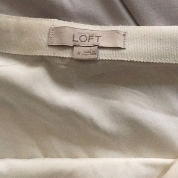 LOFT Midi Skirt Size 0 - Picture 3 of 4